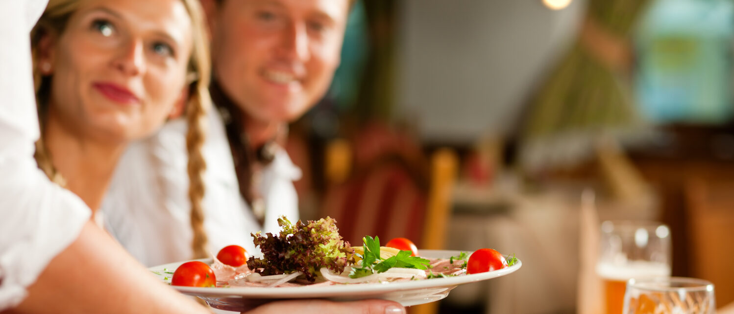 Bewirtung im Restaurant